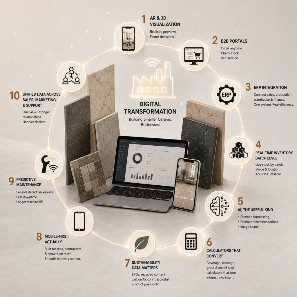 Digital Transformation Trends in the Ceramic Industry