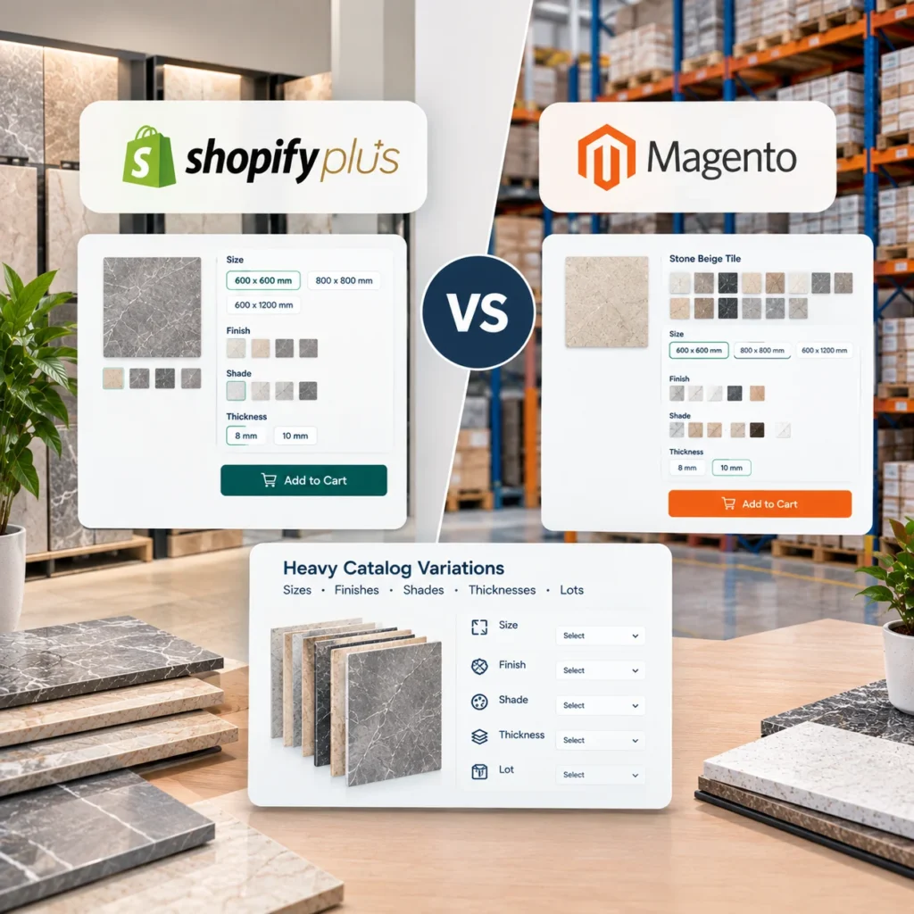 Shopify Plus vs Magento for Tile Brands