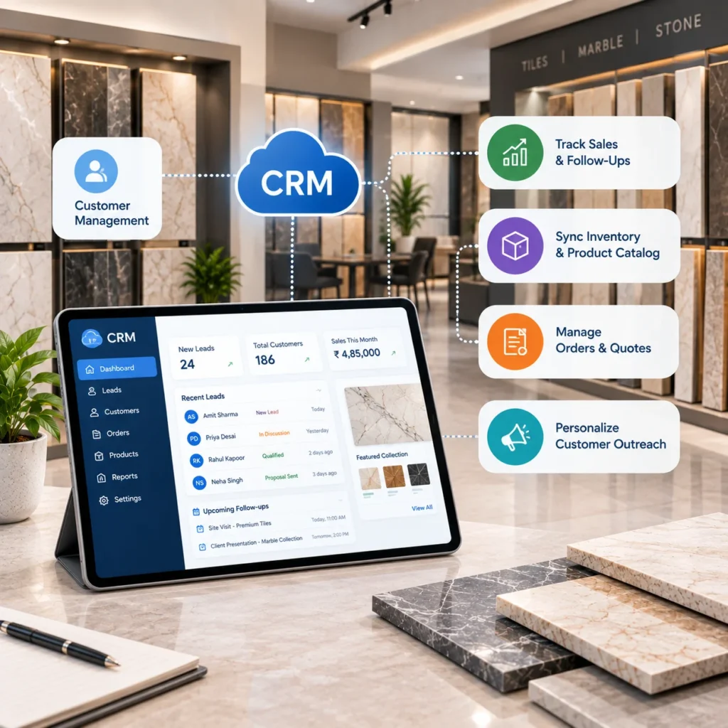Ways CRM Integration Helps Tile & Marble Showrooms