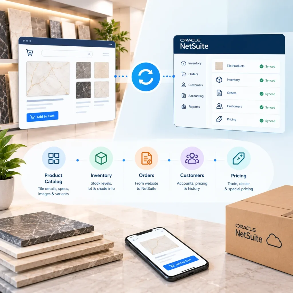 NetSuite Integration for Tile Ecommerce