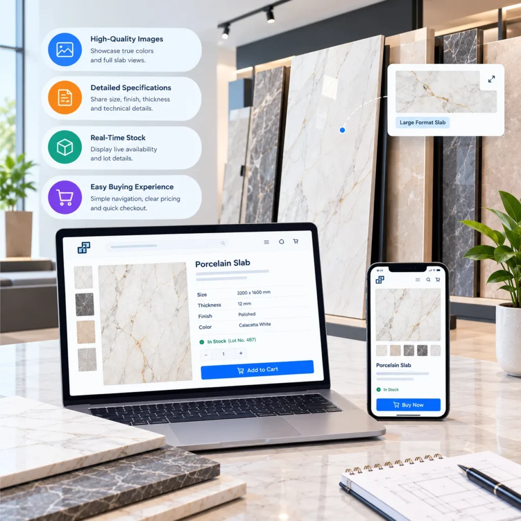 How to Sell Large Format Tiles and Slabs Online