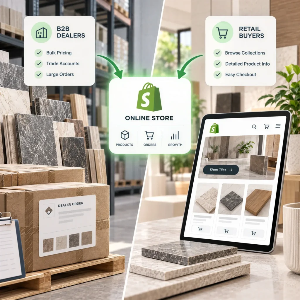 Shopify Tile Store for B2B Dealers