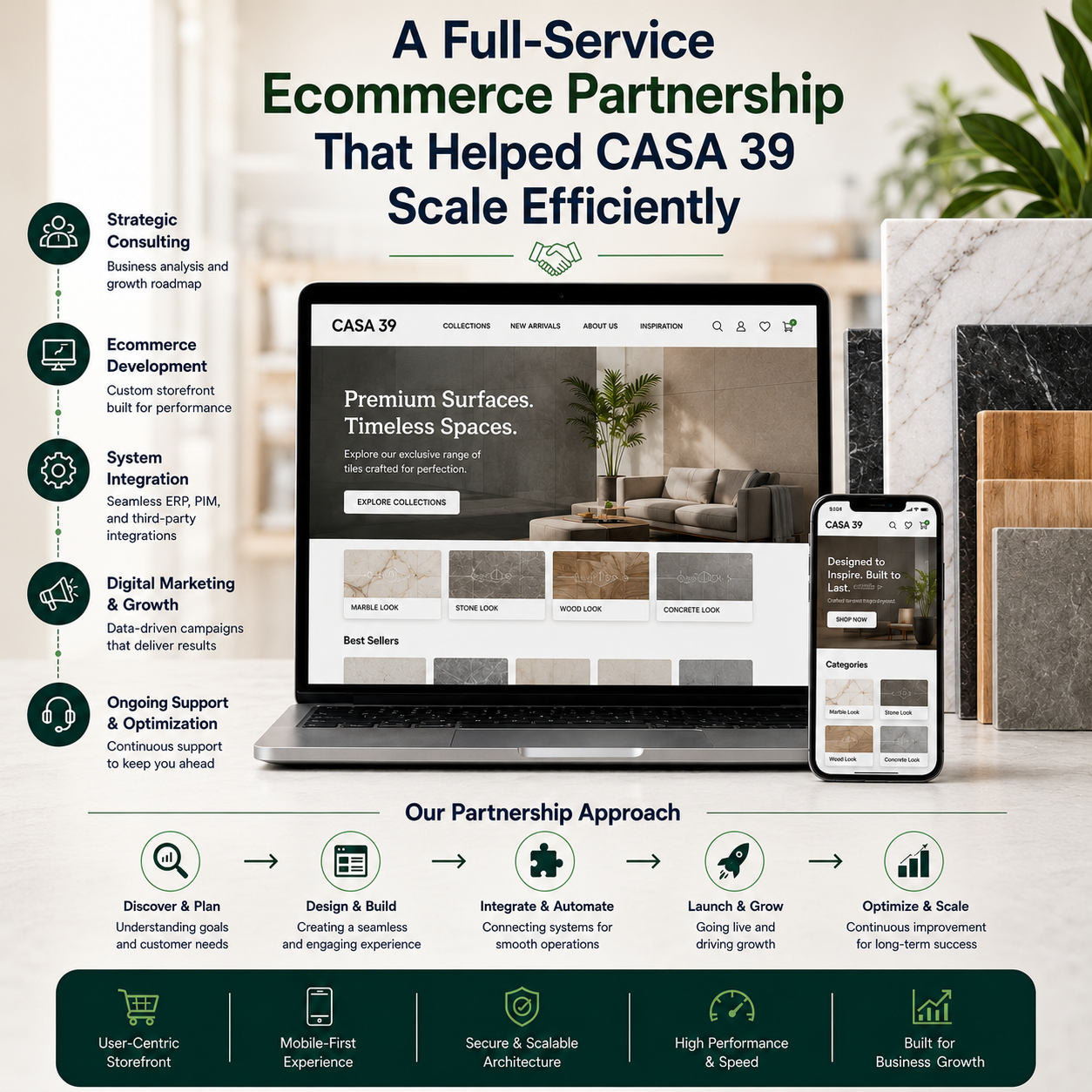 Partnership Ecommerce End-to-End che ha Consegnato un 40% di Esecuzione Più Veloce per CASA 39