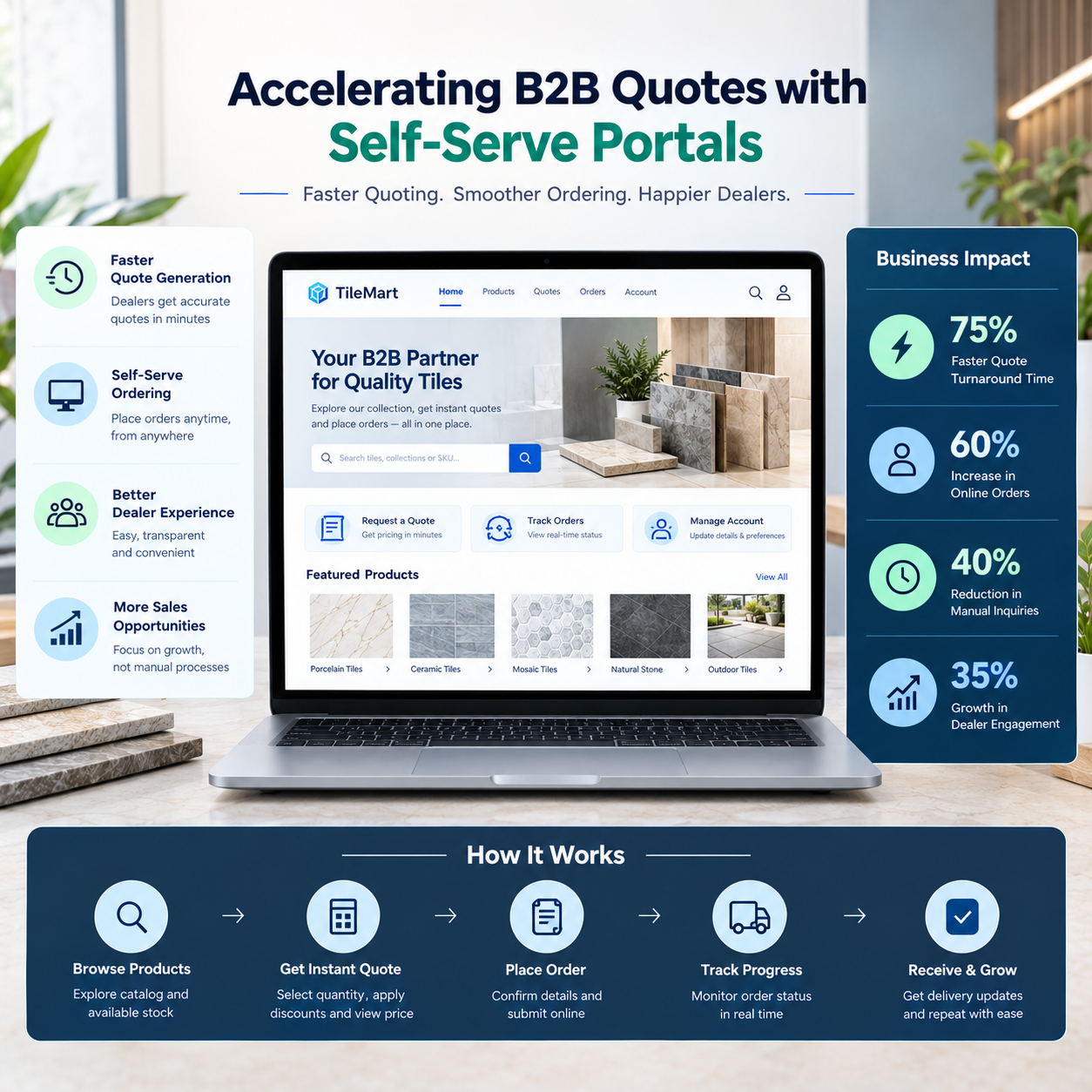 How a Self-Serve Trade Portal Cut B2B Quote Turnaround Time from 2 Days to 10 Minutes
