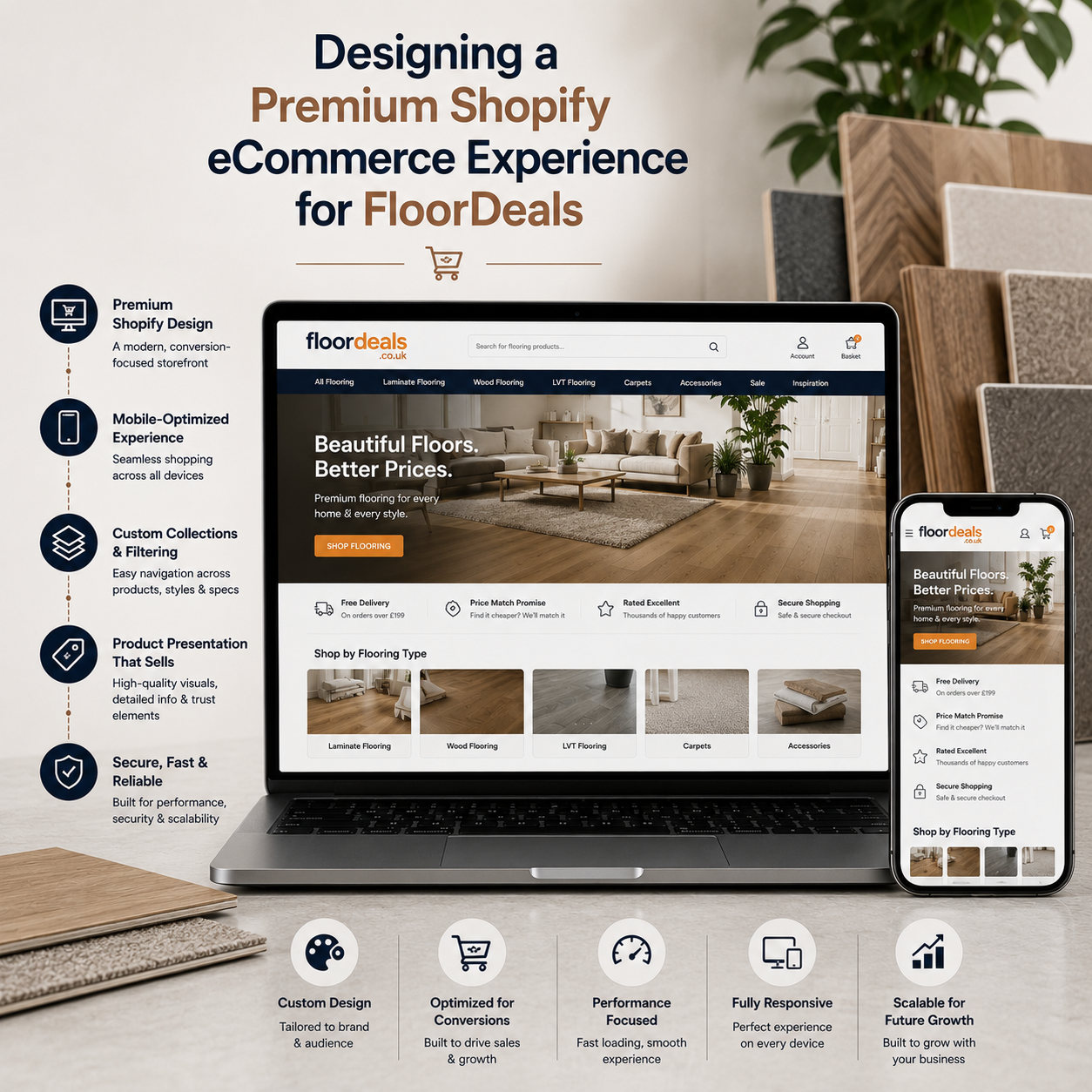 Building a Premium Shopify eCommerce Experience for FloorDeals