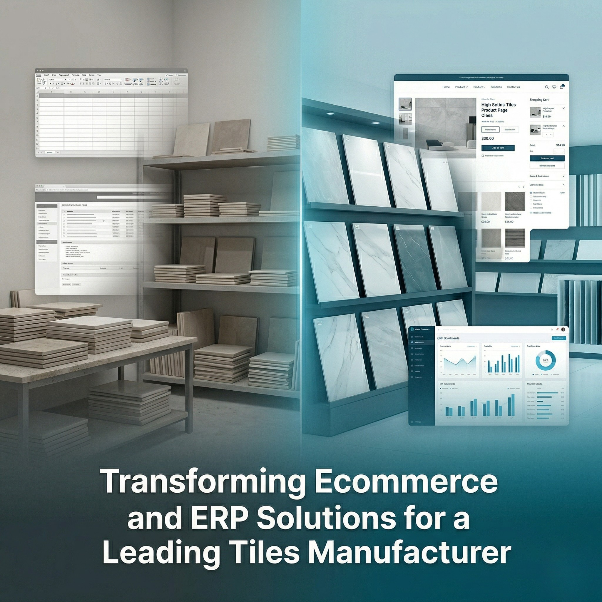 Transforming Ecommerce and ERP Solutions for a Leading Tiles Manufacturer