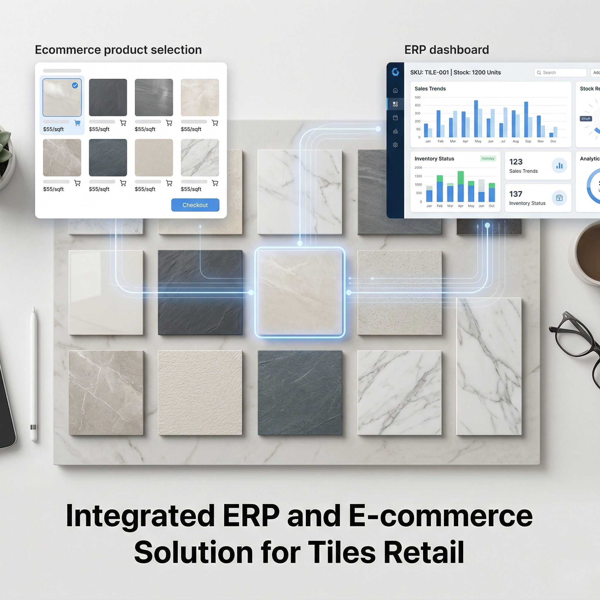 Transforming Tiles Retail: An Integrated ERP and Ecommerce Solution